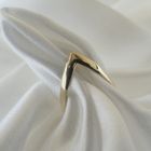 Image 2 of Gold V-shaped ring