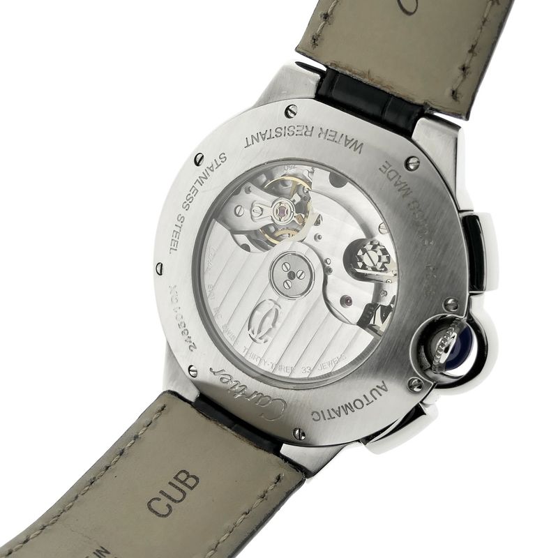 Image 9 of Cartier Ballon Bleu Chronograph 3109; Automatic men's watch