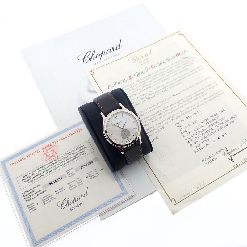 Image 5 of Chopard LUC; 18k white gold watch