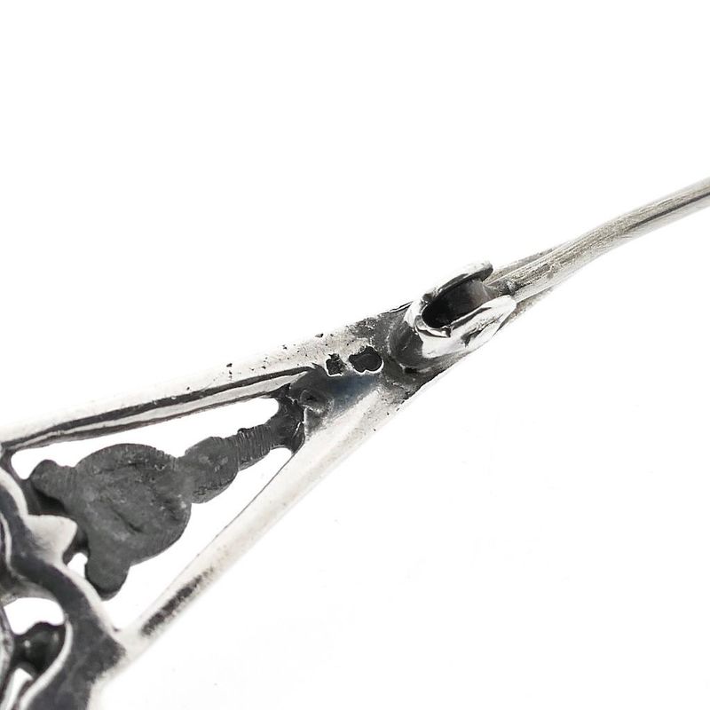 Image 6 of Silver Brooch with Moonstone