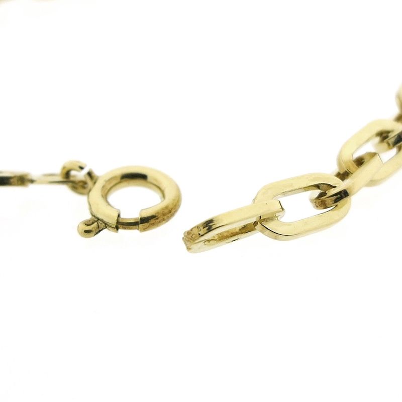 Image 5 of Gold anchor link bracelet | 19.5 cm