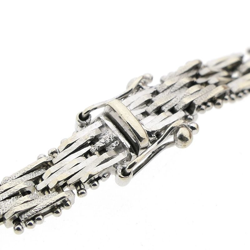Image 6 of White gold fantasy link bracelet