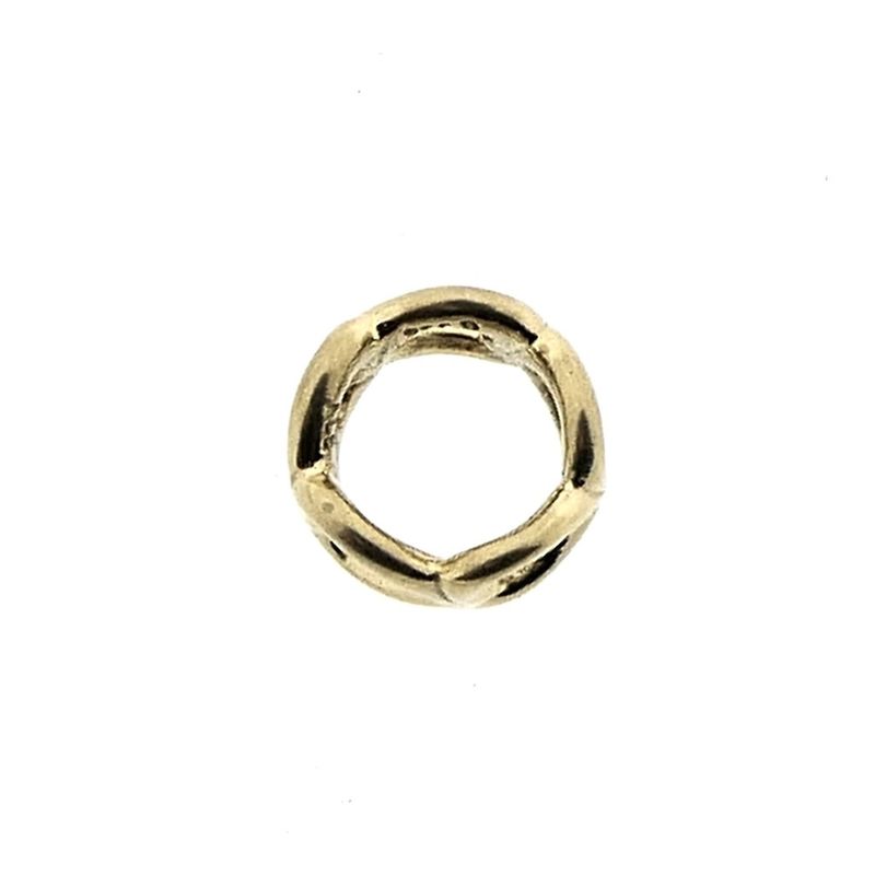 Image 4 of Pandora charm; Gold; Open Heart Charm