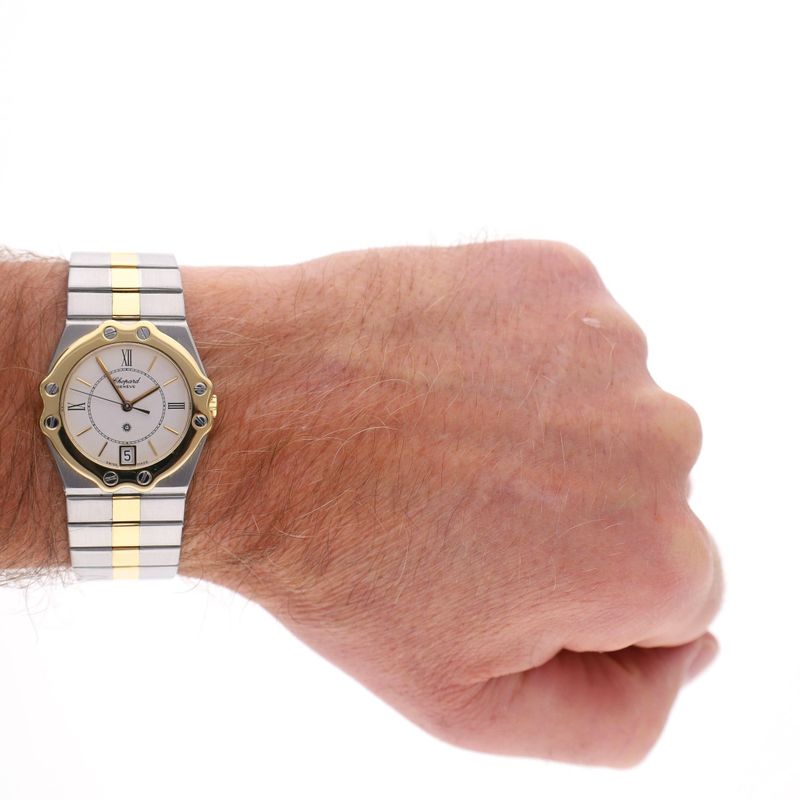 Image 14 of Chopard St. Moritz 8023; 18k Gold/Steel Unisex Watch