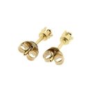 Image 11 of Gold stud earrings with zirconia