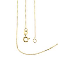 14K Gold Venetian Box Chain; 61 cm
