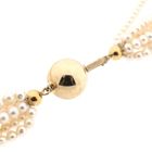 Image 4 of Pearl necklace with gold clasp