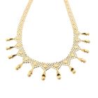Image 8 of 14 Karat Gold Gallery Wire Link Necklace; 44 cm
