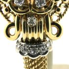 Image 7 of Swiss Geneva Bracelet/Cocktail Watch; 18k gold women's watch with diamonds