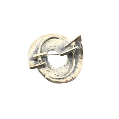 Image 1 of Silver Abstract Brooch/Pendant
