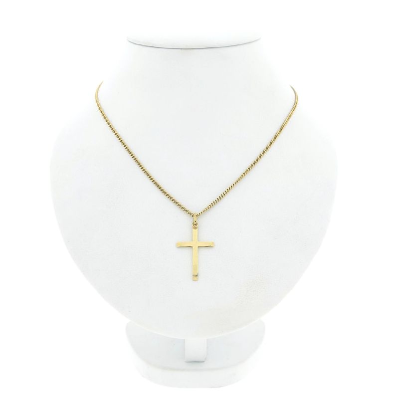 Image 3 of Gold pendant of a cross