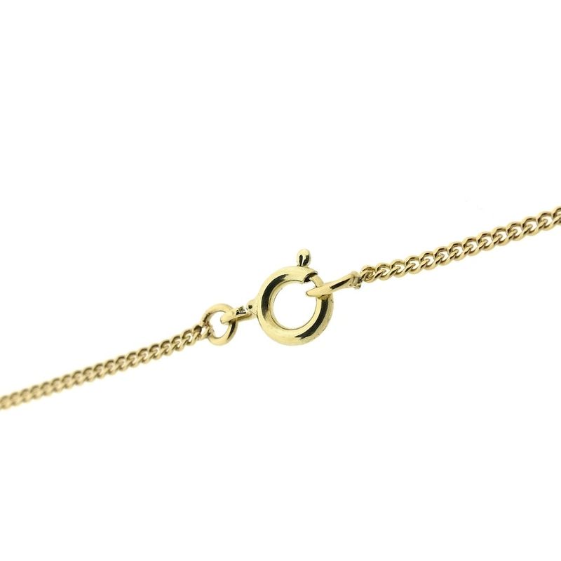 Image 3 of Gold gourmet link necklace | 41 cm