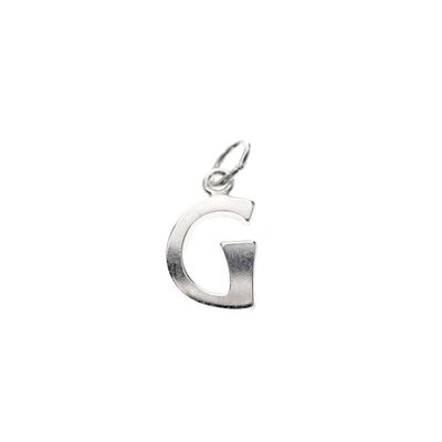 Silver charm of the letter G Image 1 of Silver charm of the letter G