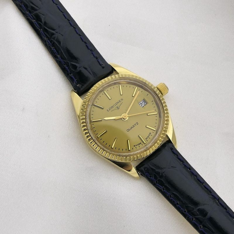 Image 8 of Longines Datejust; Vintage 18k gold women's watch