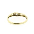 Image 4 of Gold solitaire ring with zirconia