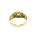 Image 7 of Gold ring with zirconia