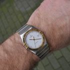 Image 13 of Omega Constellation 14102000; Gold/steel unisex watch