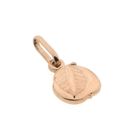 Image 2 of Rose gold pendant of an apple with a leaf