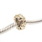 Image 2 of Pandora spacer; Gold; Golden Leaf