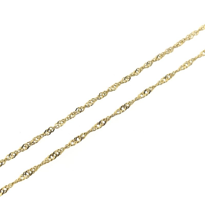 Image 7 of Gold twisted link chain 52 cm | Midas