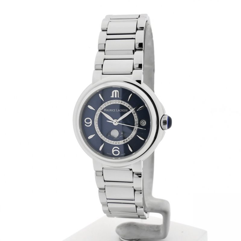 Image 1 of Maurice Lacroix Fiaba FA1084-SS002-420-1; Women's watch with diamonds and moon phase