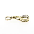 Image 5 of 8K Subtle pendant with diamond | 0.01 ct.