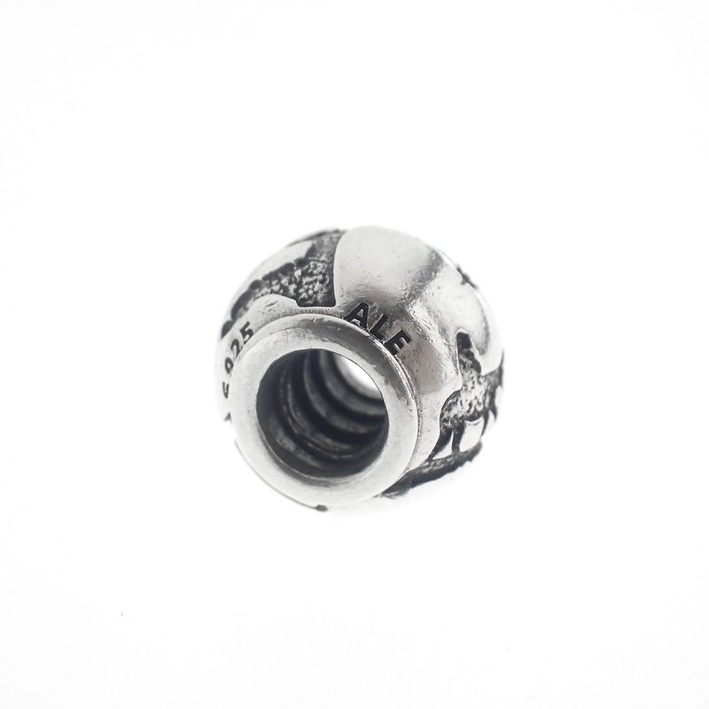 Image 5 of Pandora charm; Silver; Jerusalem icons