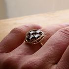 Image 8 of Gold ring with garnet