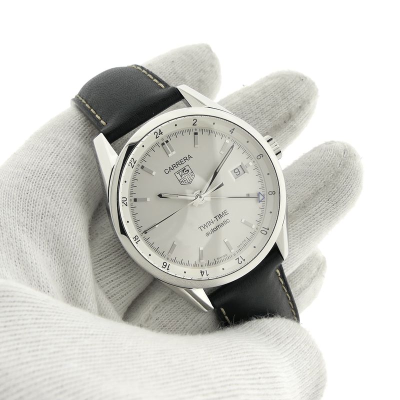 Image 10 of TAG Heuer Carrera Twin-Time WV2116; Automatic men's watch