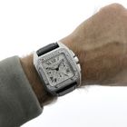 Image 9 of Cartier Santos 100 XL Chronograph 2740; Automatic watch with diamonds