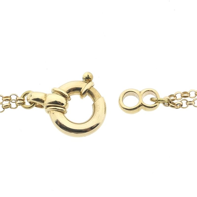 Image 5 of Gold jasseron link necklace | 40 cm