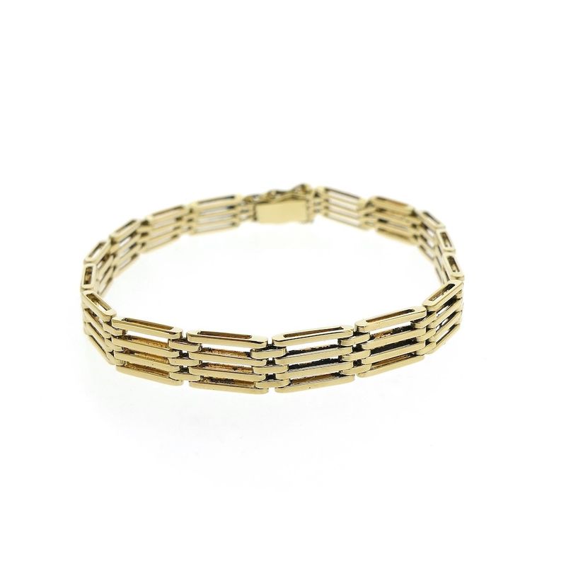 Image 1 of Golden fantasy link bracelet | 21 cm