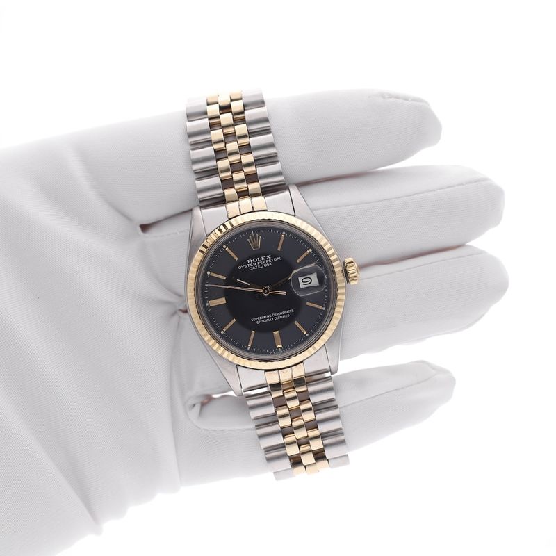 Image 19 of Rolex Datejust 36mm 'Sigma Dial' Ref. 1600; Vintage automatic watch