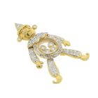 Image 6 of 18K Gold Happy Clown Pendant with 0.50 ct. Diamond