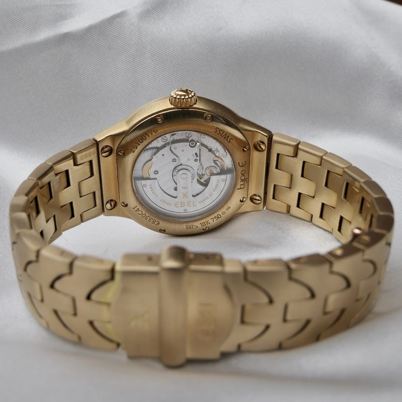 Image 14 of Ebel E-Type Automatic E8330C41; 18k gold men's watch