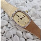 Image 2 of Bonard Geneva; 14k gold ladies' watch with diamonds