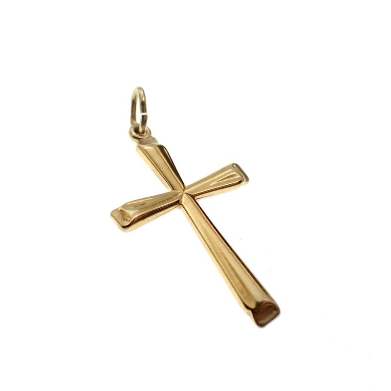 Image 2 of Gold pendant of a cross