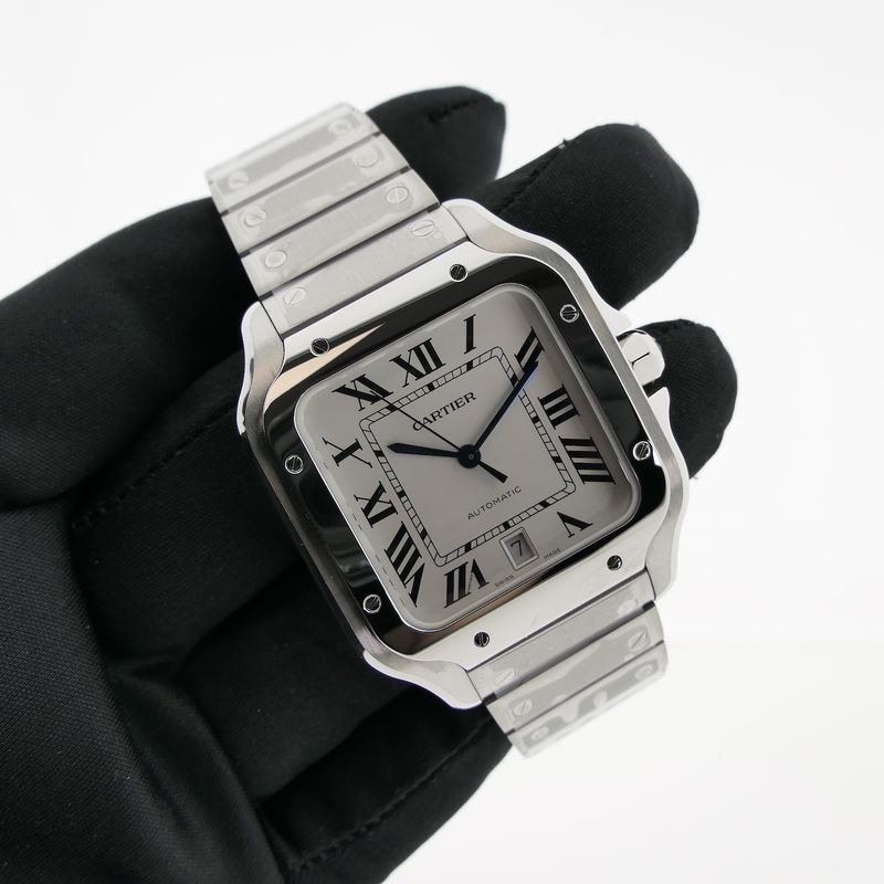 Image 7 of Cartier Santos 'Large' 4072 WSSA0018; Automatic men's watch