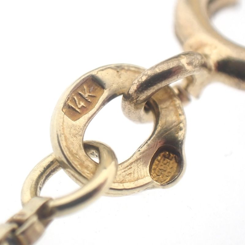 Image 9 of Golden Venetian link chain | 47 cm