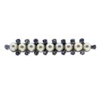 Image 1 of Antique white gold brooch with pearl and sapphire