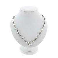 Silver jasseron link chain