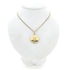 Image 4 of 14 Karat Gold Medallion Pendant