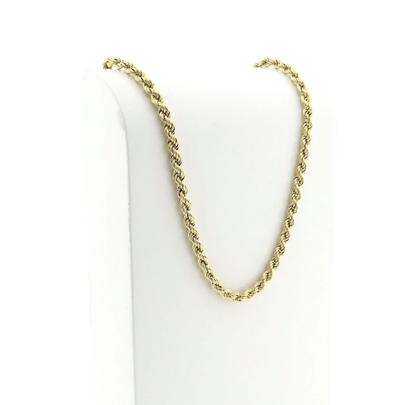Image 3 of Gold twisted link chain