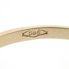 Image 8 of Gold ring with zirconia stones