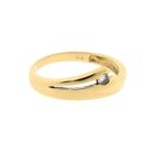 Image 5 of Gold ring with zirconia