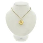 Image 7 of Two-tone gold globe pendant