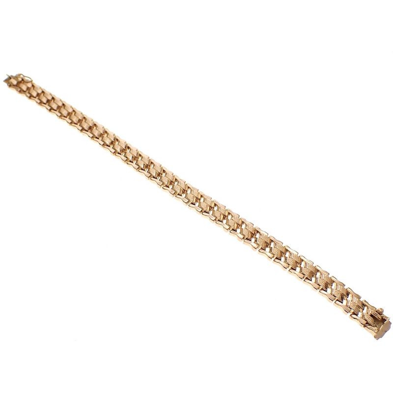 Image 5 of Rose gold link bracelet.