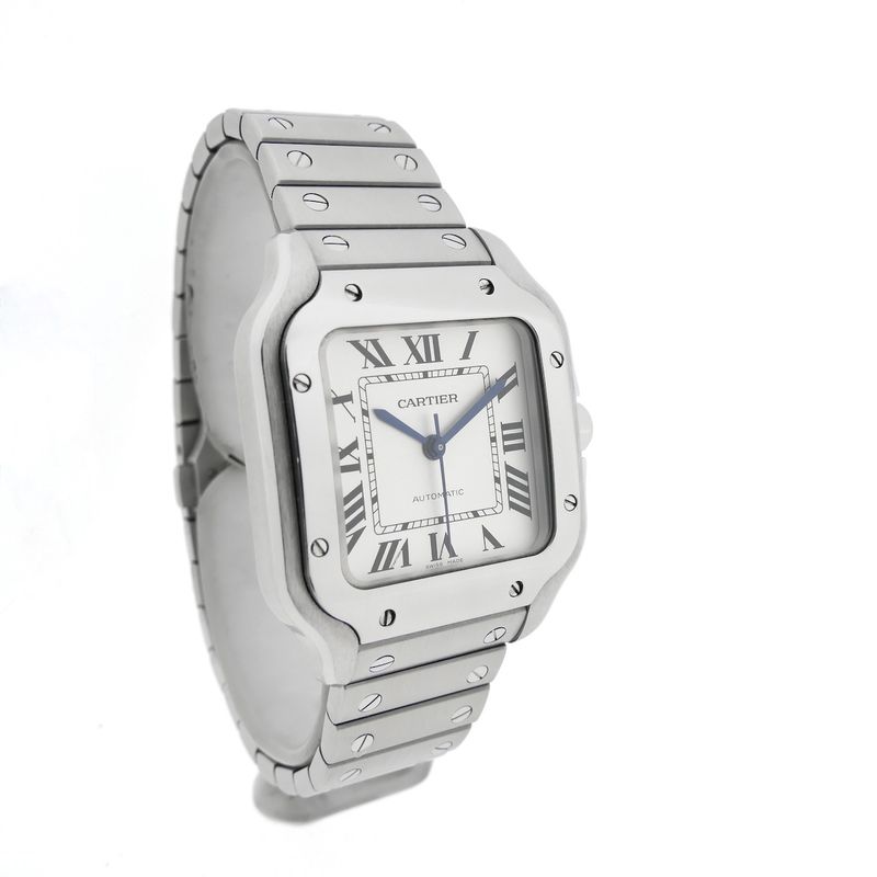 Image 3 of Cartier Santos 'Medium' 4075 WSSA0029; Automatic unisex watch