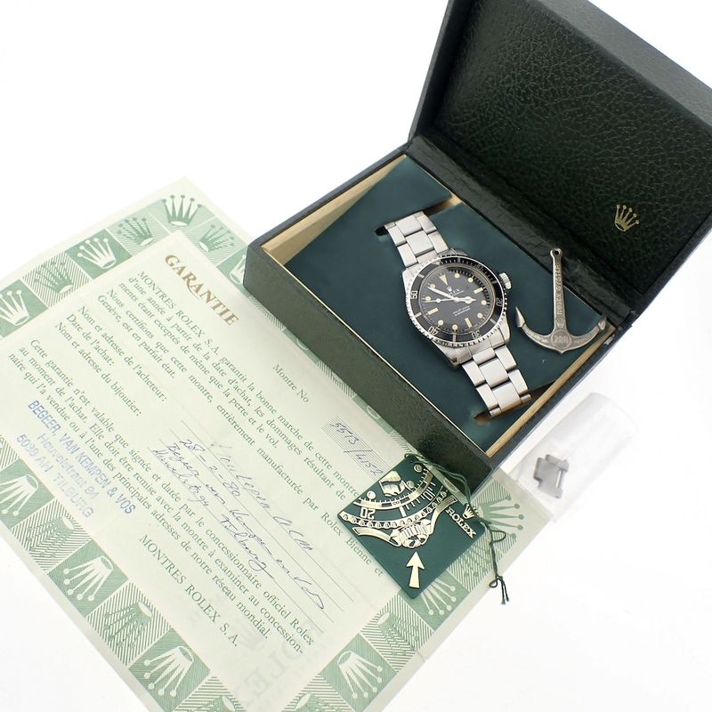 Image 2 of Rolex Submariner 5513; Unique vintage full-set