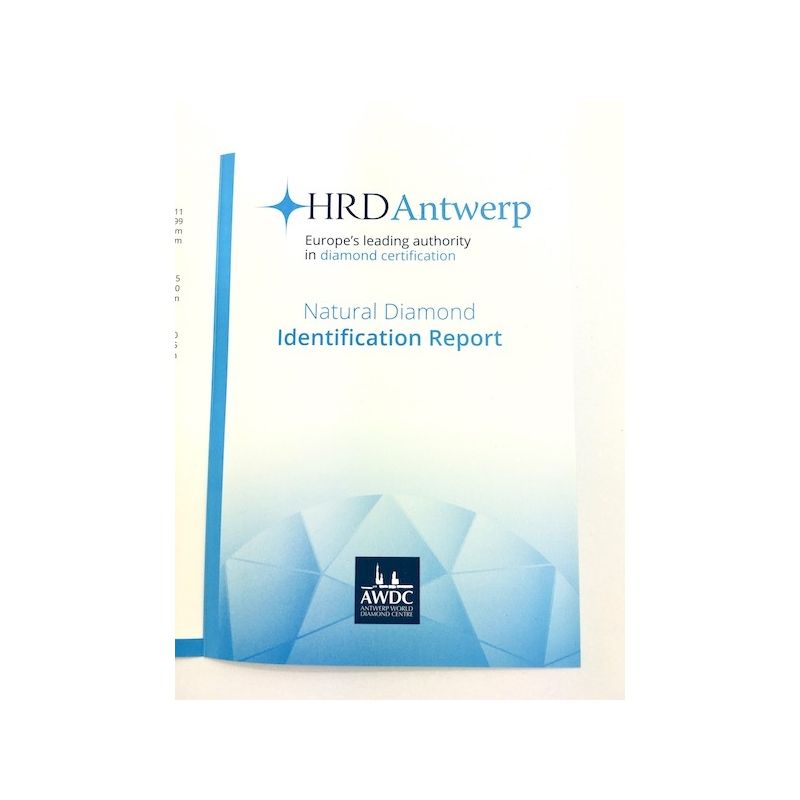 Image 4 of 0.76 ct brilliant cut diamond F P2 - HRD Certificate